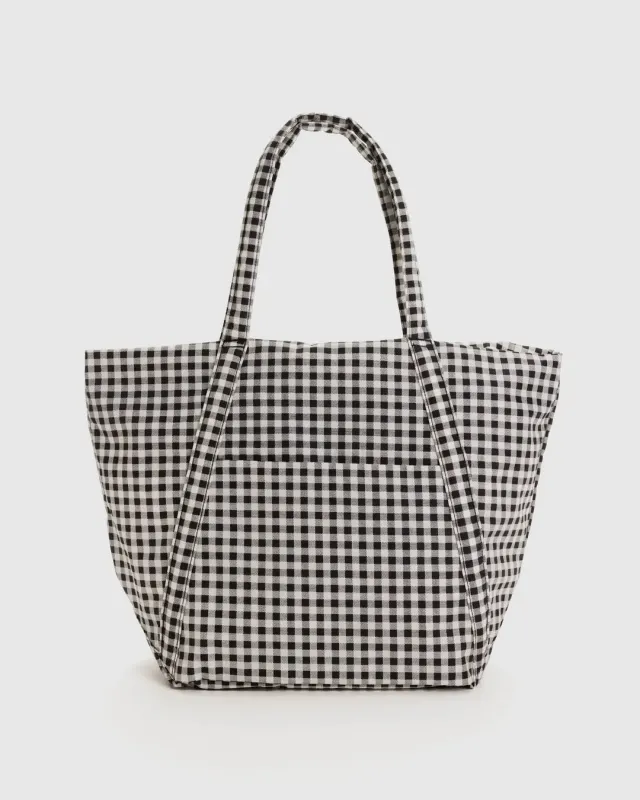 Baggu | Cloud Bag - Black and White Gingham sold by Fort