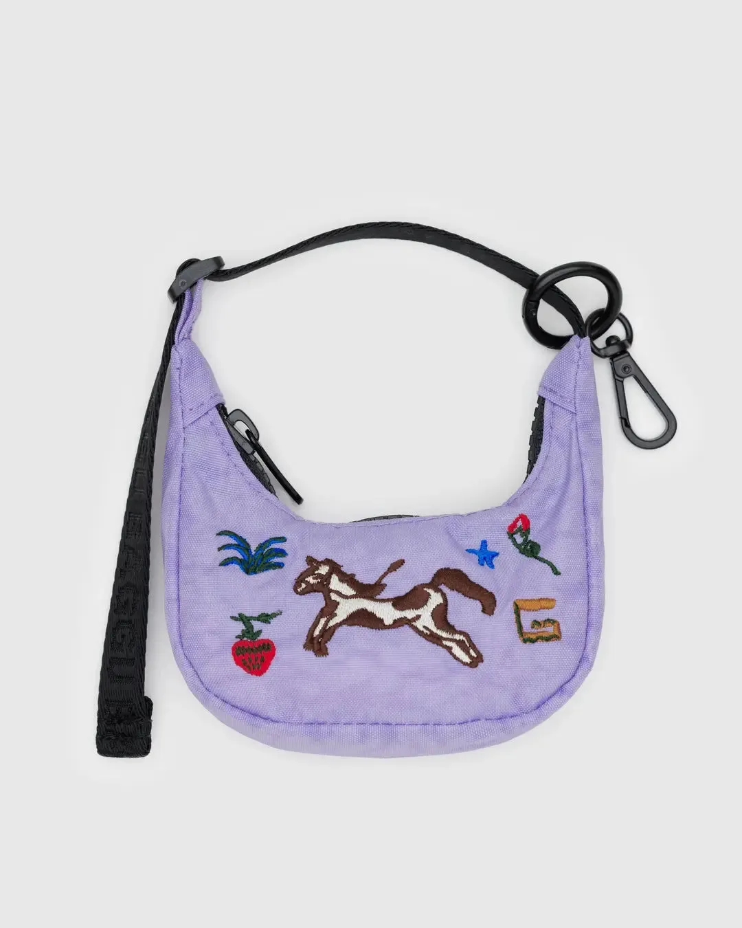 Baggu | Crescent Bag Charm - Embroidered Pony sold by Fort product image thumbnail 2
