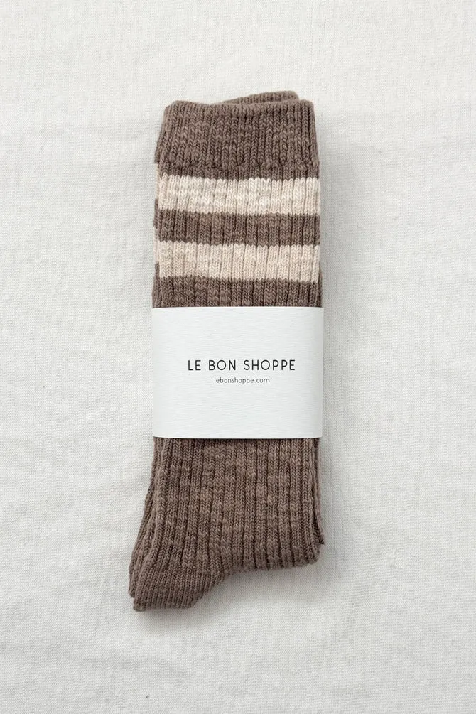 Le Bon Shoppe | Cottage Varsity Socks - Flax sold by Fort product image thumbnail 2