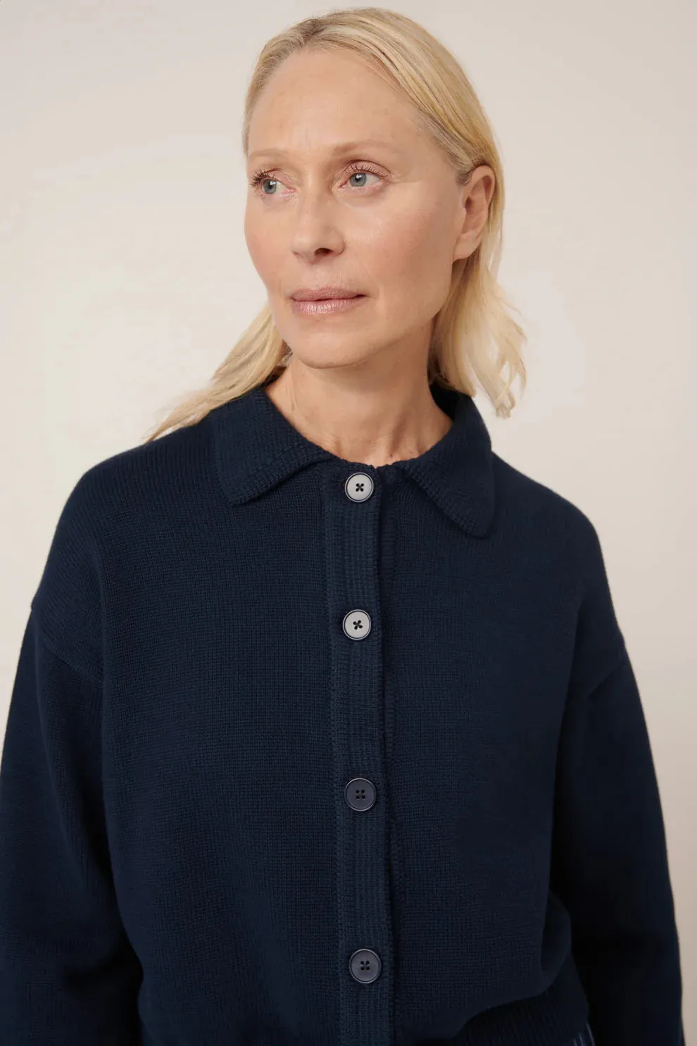 KOWTOW | Utility Cardigan - Navy sold by Fort product image thumbnail 4