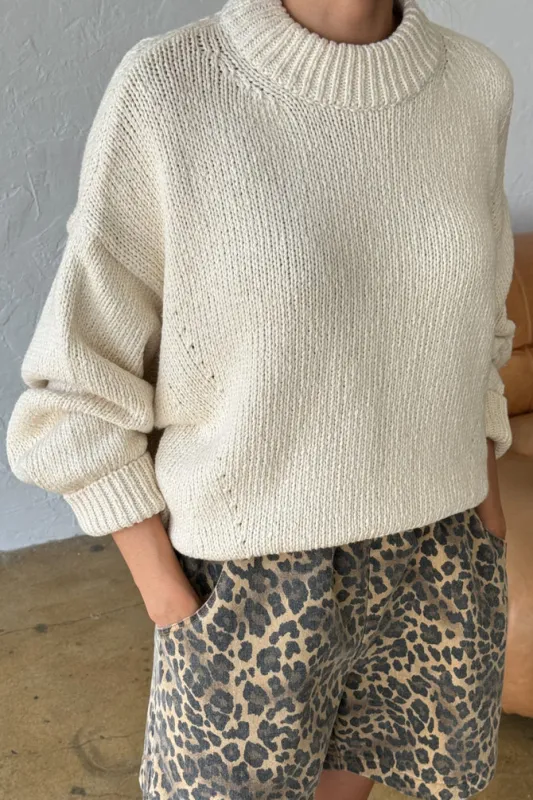 Le Bon Shoppe | Zoe Cotton Sweater - Naturel sold by Fort