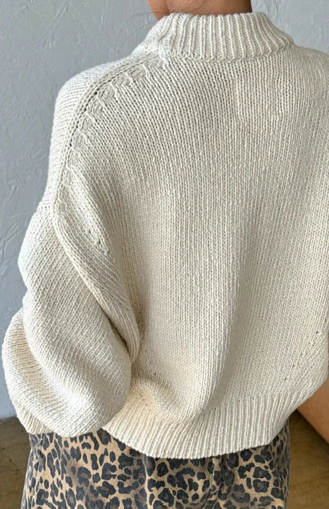 Le Bon Shoppe | Zoe Cotton Sweater - Naturel sold by Fort product image thumbnail 2
