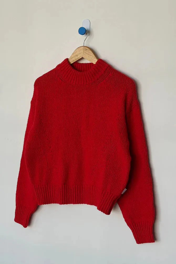 Le Bon Shoppe | Zoe Cotton Sweater - Chilli sold by Fort product image thumbnail 3