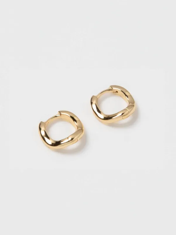 Wolf Circus | Small Rowan Hoops in Gold Small sold by Fort