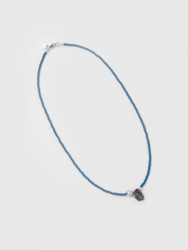 Wolf Circus | Addison Necklace in Blue sold by Fort