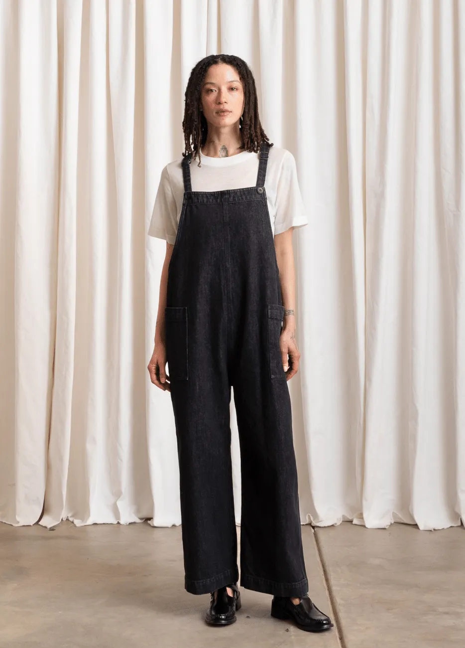 Ali Golden | Overall Jumper - Black Denim sold by Fort