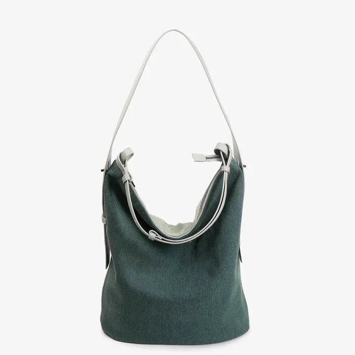 HVISK | Emmett Denim Tote Bag sold by Fort