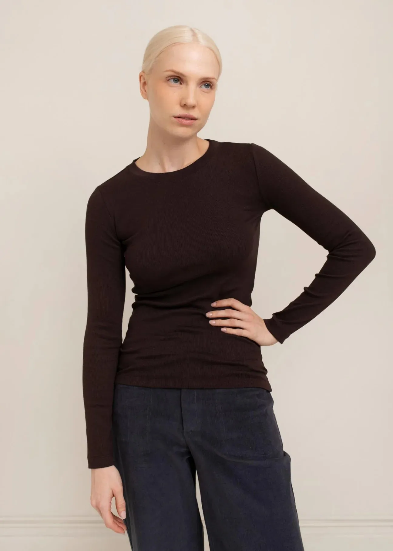 Paper Label | Lisa Long Sleeve - Chocolate Tort sold by Fort