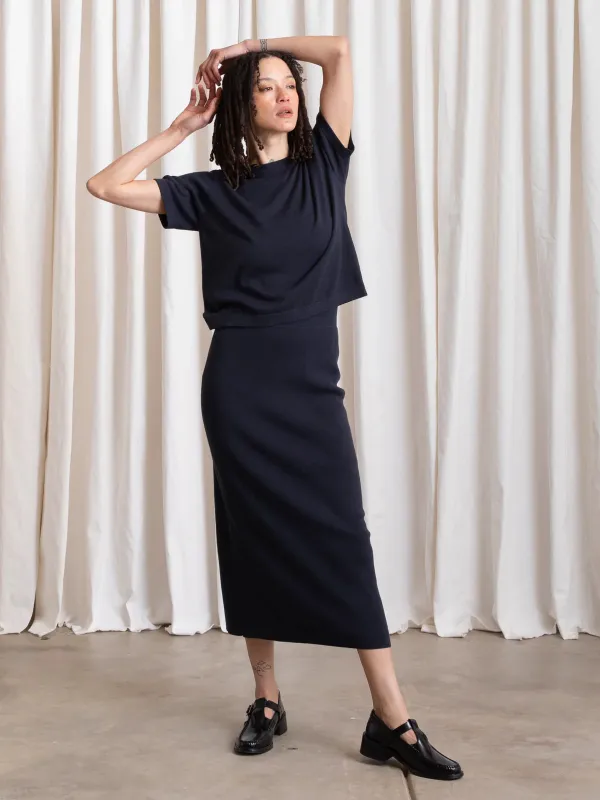 Ali Golden | Thick Knit Pencil Skirt sold by Fort