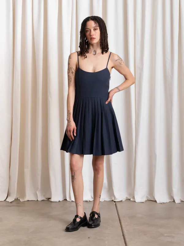 Ali Golden | Pleated Mini Dress sold by Fort