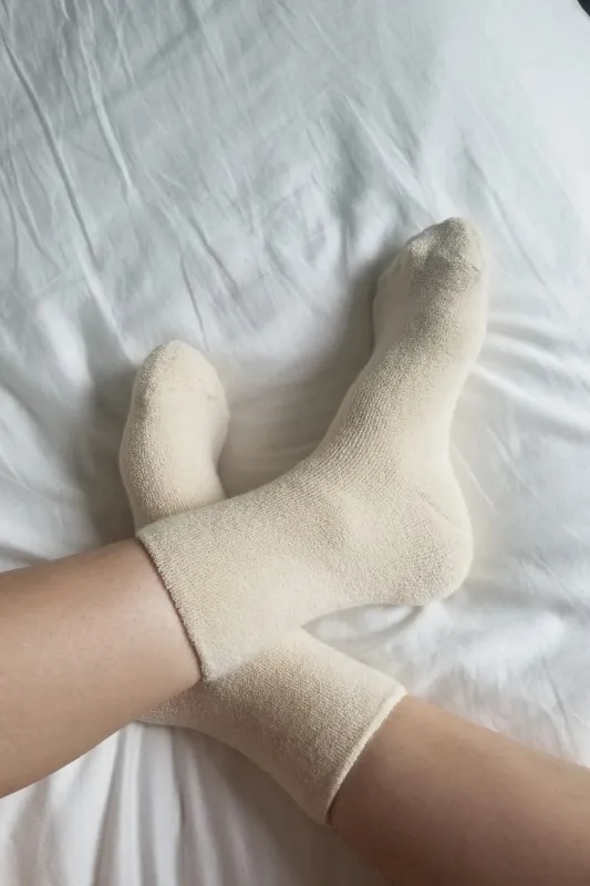 Le Bon Shoppe | Cloud Socks - Ecru sold by Fort