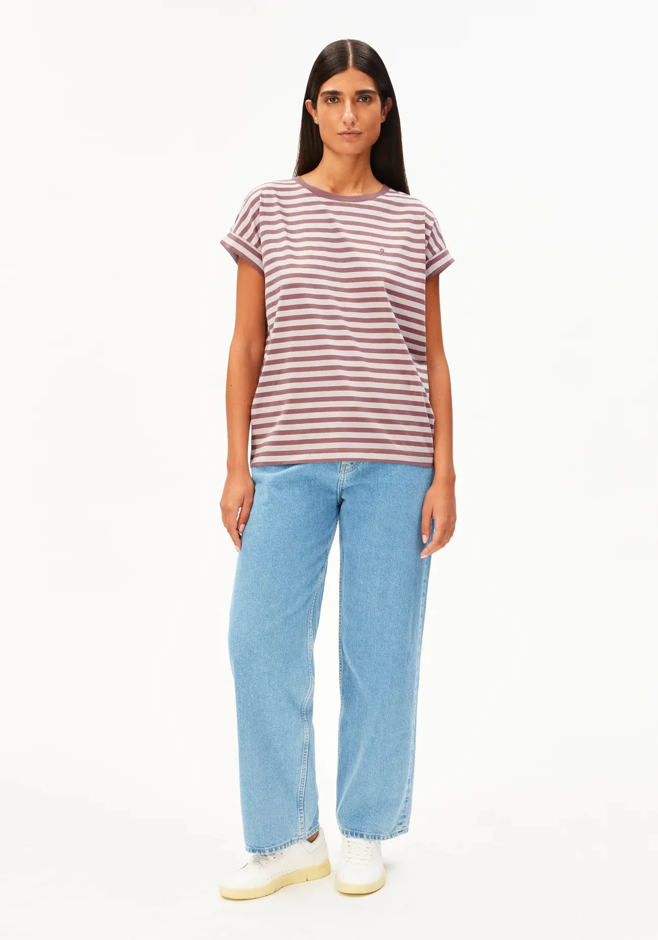 Armed Angels | Idaara Stripes - Grape/ Berry sold by Fort product image thumbnail 3