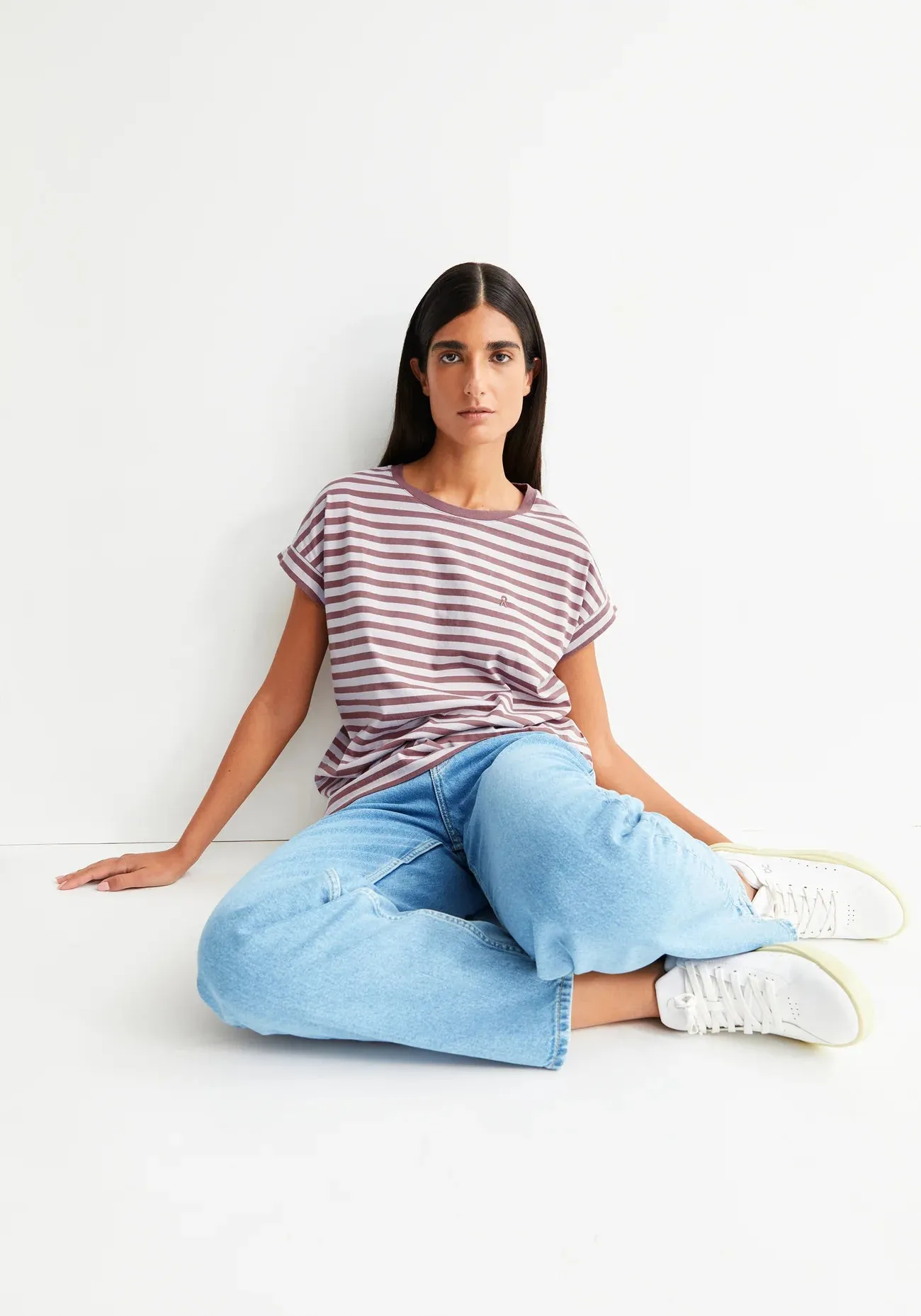 Armed Angels | Idaara Stripes - Grape/ Berry sold by Fort product image thumbnail 5