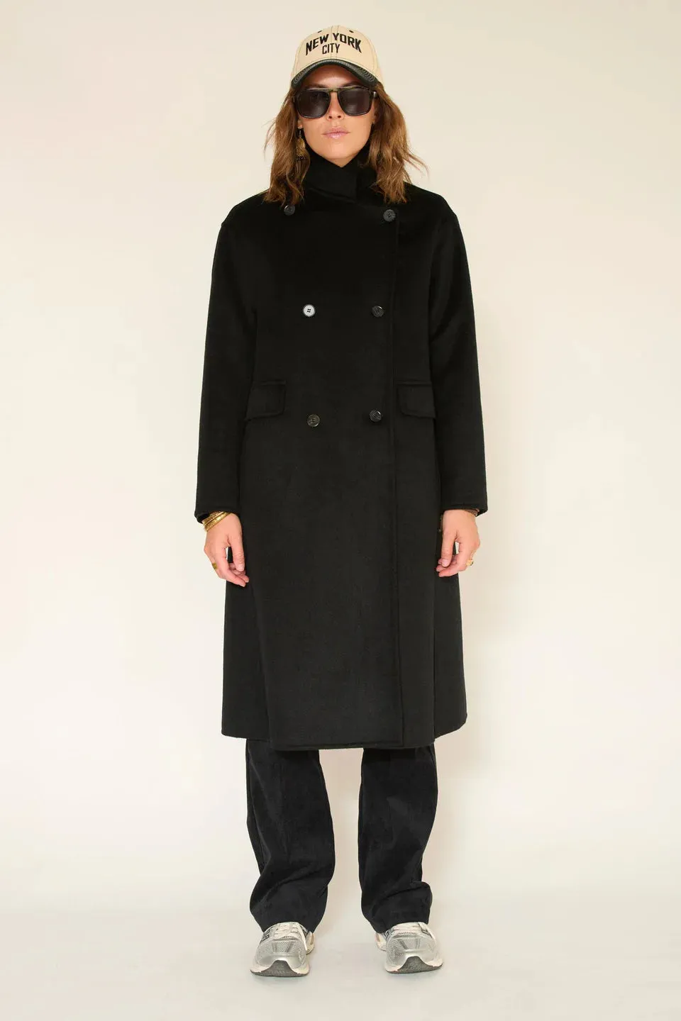 MKT Studio | Long Coat Mexi Black sold by Fort