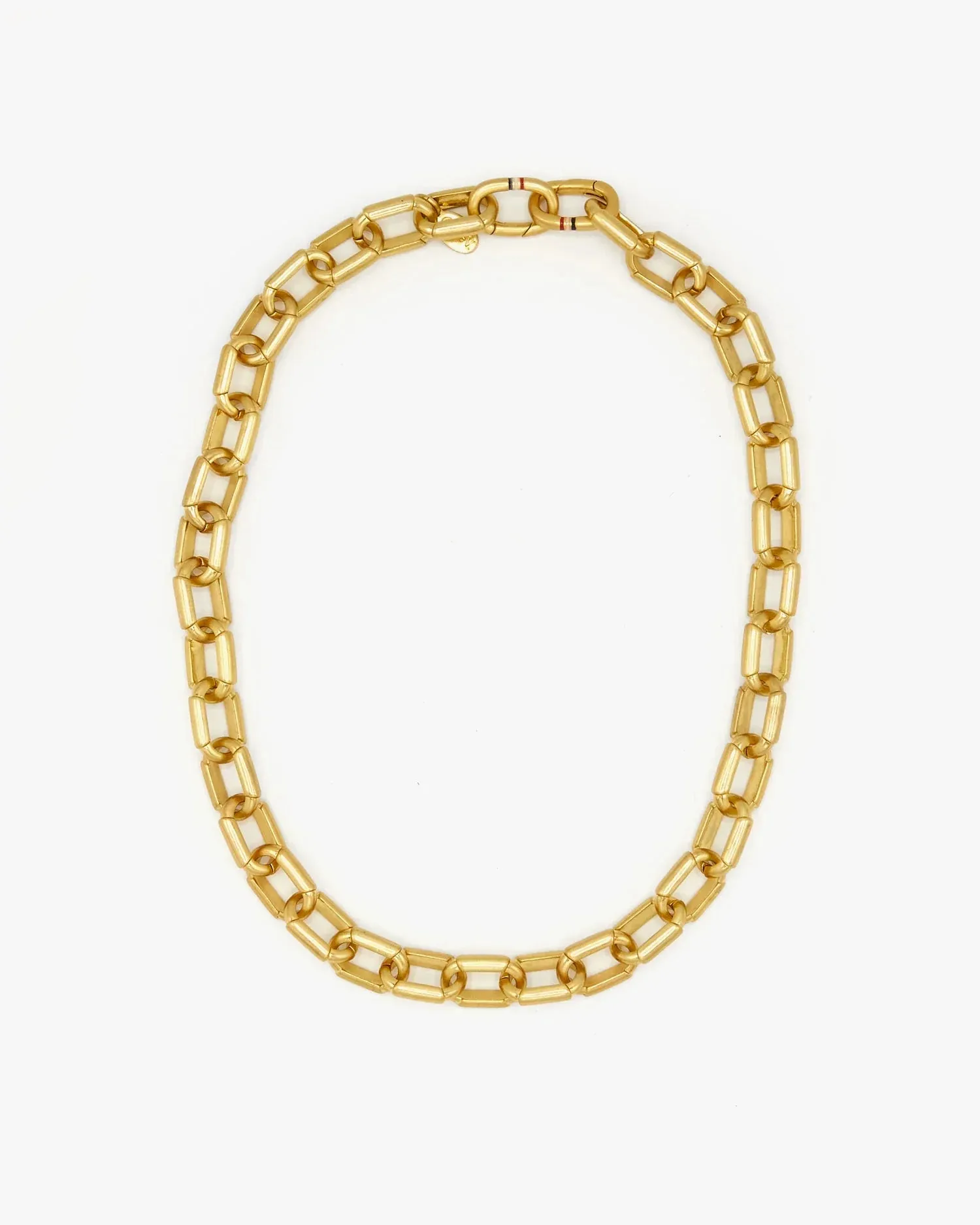 Clare V. | Le Link Pave Necklace - Vintage Gold sold by Fort product image thumbnail 2