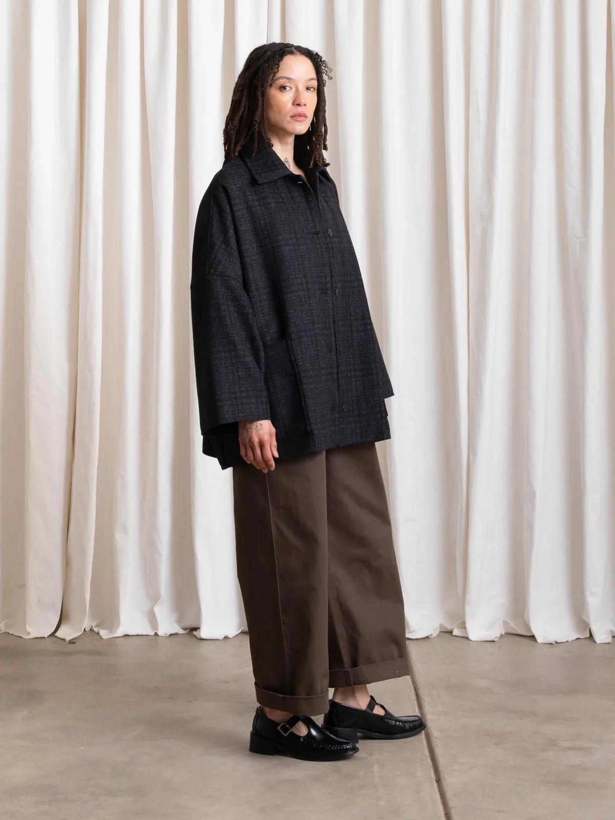 Ali Golden | Wool Oversized Shirt Jacket sold by Fort product image thumbnail 4