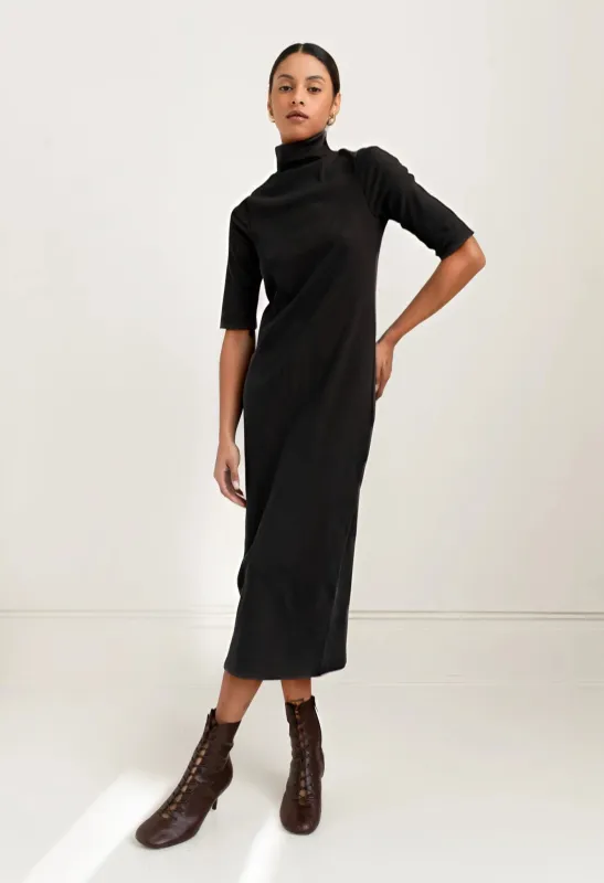 Paper Label - Astrid Dress - Black sold by Fort
