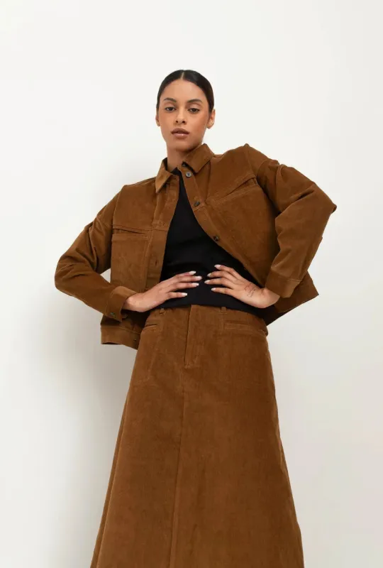 Paper Label |  Sefina Jacket - Tobacco sold by Fort