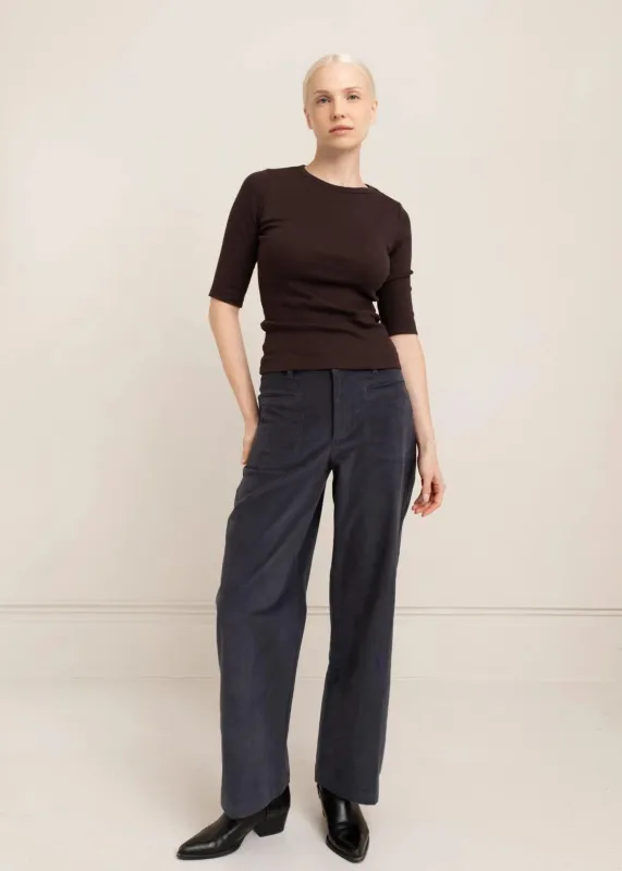 Paper Label | Wilma Pant - Indigo Blue sold by Fort