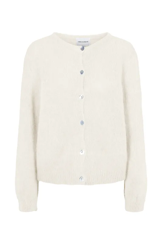 American Dreams | Susan Alpaca Cardigan - White sold by Fort