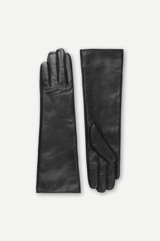 Samsoe Samsoe | Polette Long Gloves - Black sold by Fort