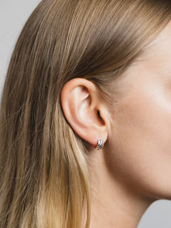 Wolf Circus | Small Bodie Earrings in Sterling Silver sold by Fort