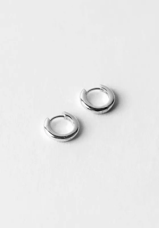 Wolf Circus | Huggie Hoops in Sterling Silver sold by Fort