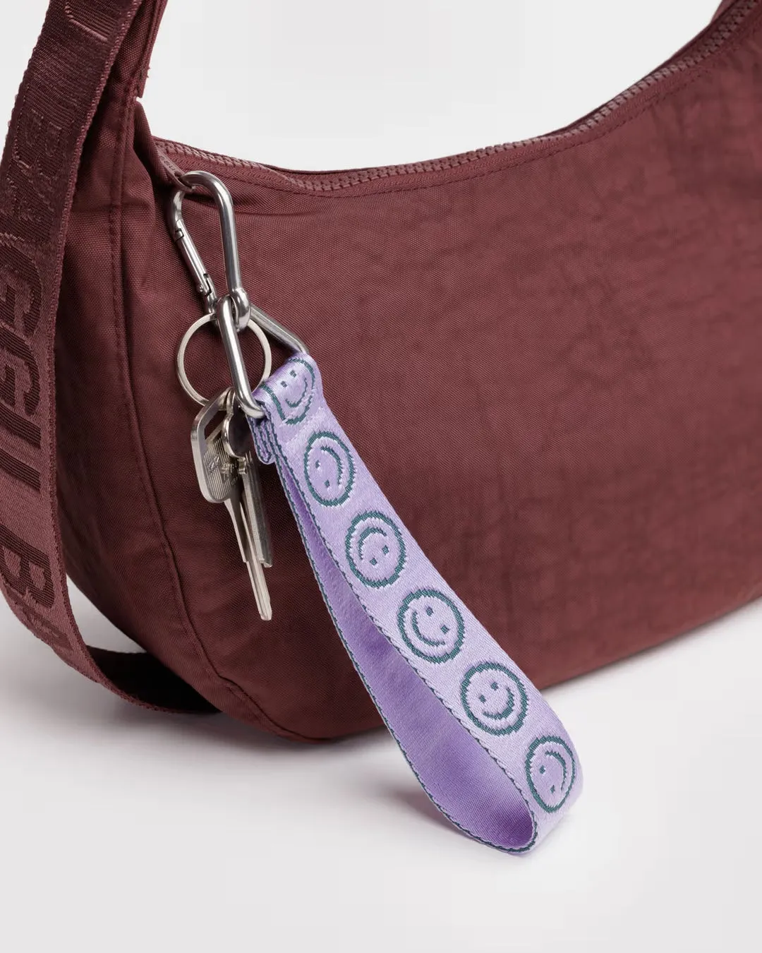 Baggu | Logo Keychain - Lilac Happy sold by Fort