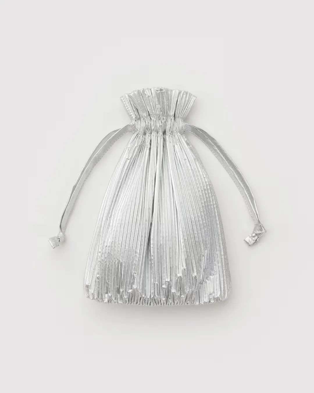 Baggu | Pleated Baggu - Chrome Metallic sold by Fort product image thumbnail 3