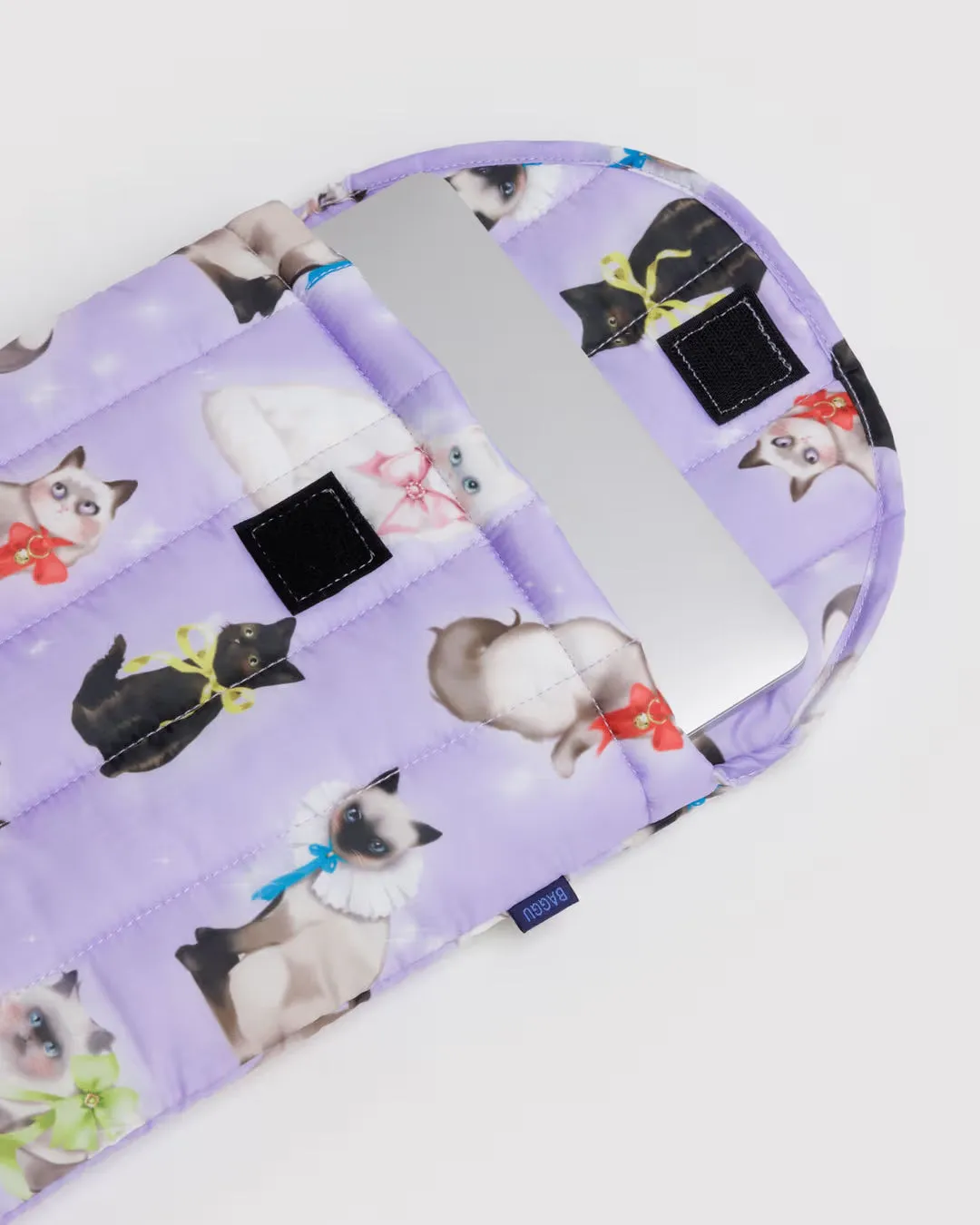 Baggu | Puffy Laptop Sleeve - 13"/14" - Fancy Cats sold by Fort