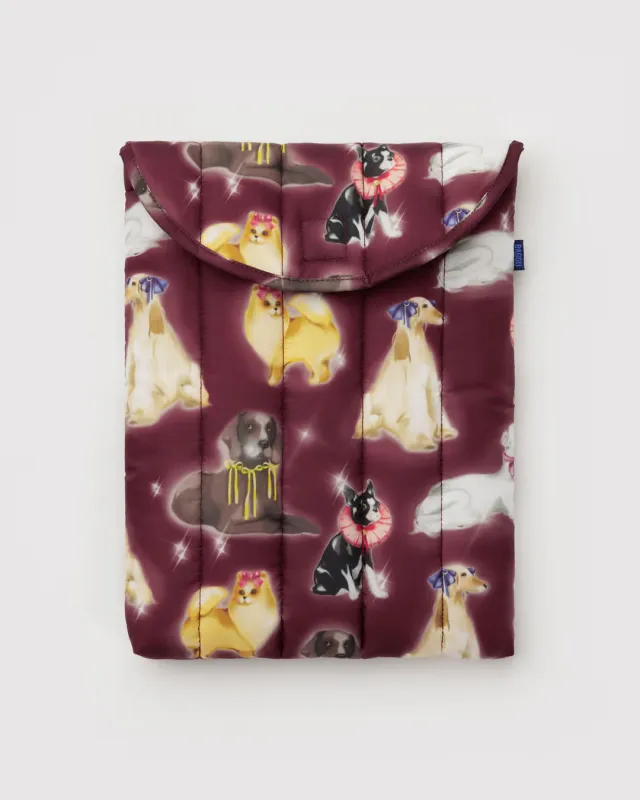 Baggu | Puffy Laptop Sleeve - 13"/14" - Fancy Dogs sold by Fort