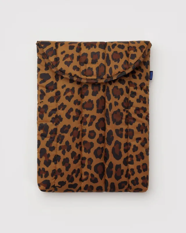 Baggu | Puffy Laptop Sleeve - 13"/14" - Leopard sold by Fort