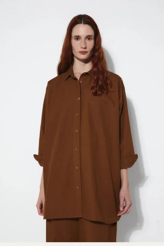 Rita Row | Morris Shirt - Tobacco sold by Fort