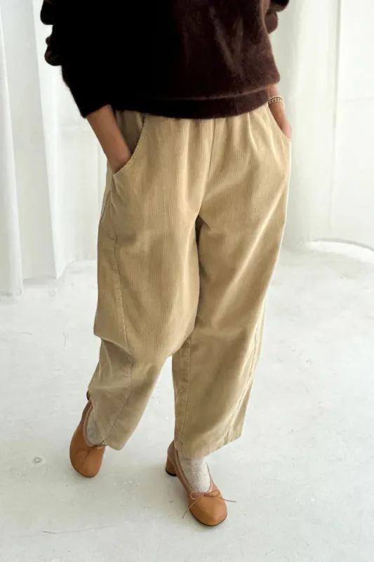 Le Bon Shoppe | Corduroy Arc Pants - Khaki sold by Fort