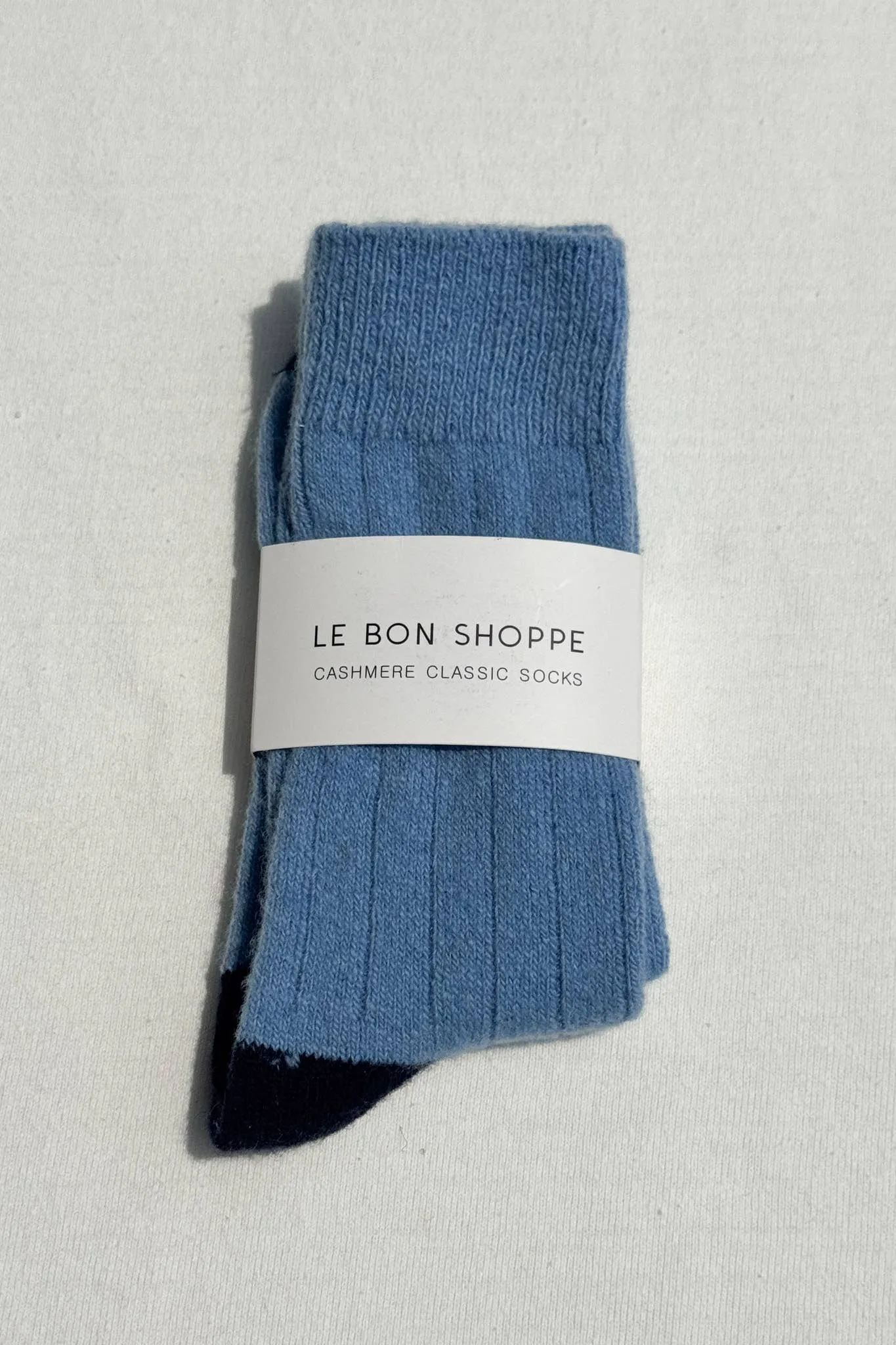 Le Bon Shoppe | Classic Cashmere Socks - Bluebell sold by Fort product image thumbnail 4