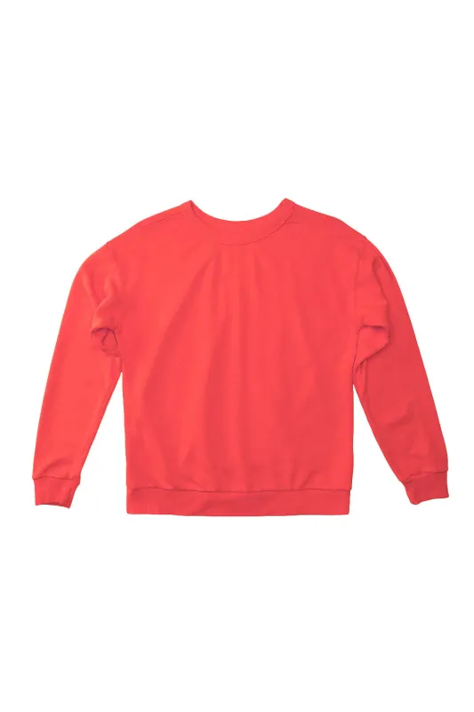 Jungmaven | Crux Cropped Sweatshirt - Poppy sold by Fort