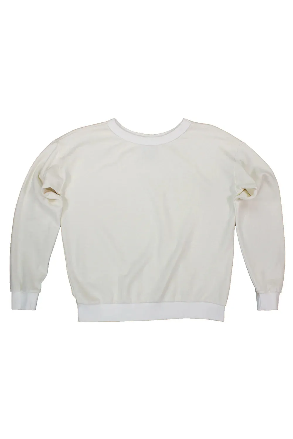 Jungmaven | Crux Cropped Sweatshirt - Washed White sold by Fort product image thumbnail 2