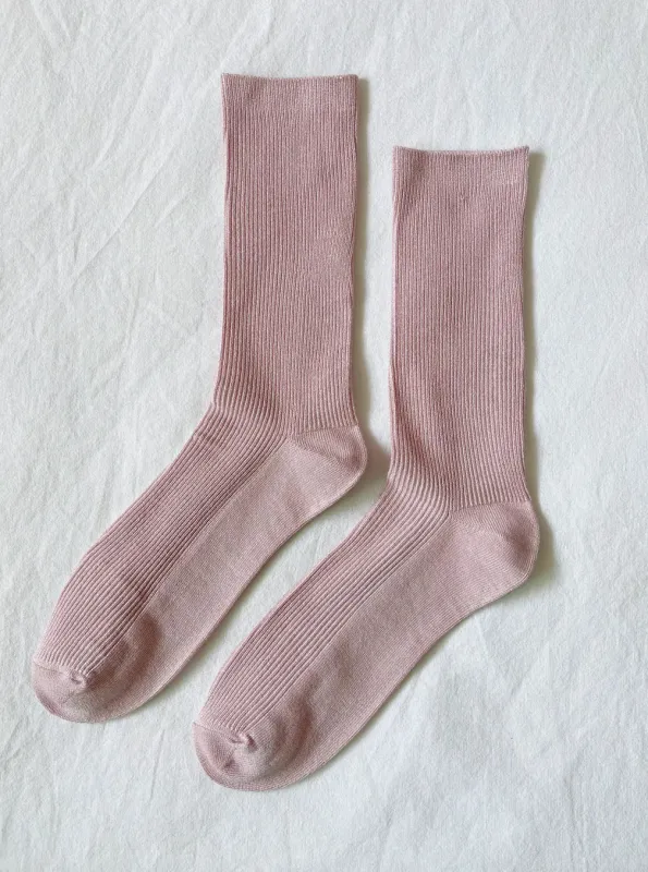 Le Bon Shoppe | Trouser Socks - Rose Water sold by Fort