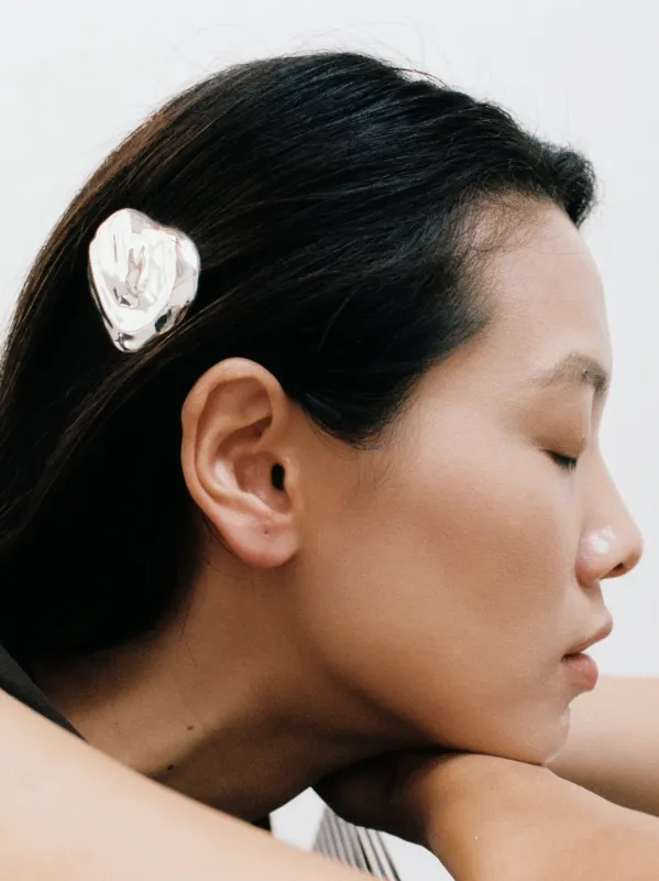 Wolf Circus | Bean Barrette in Silver made by Fort