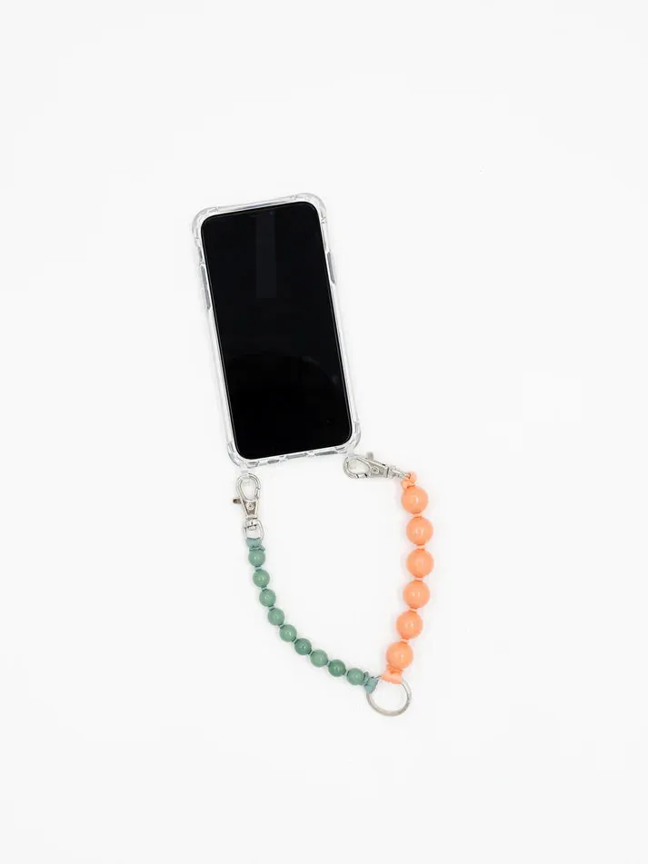 Ina Seifart | Doppel Handykette Phone Holder Short - Lax/Salvia sold by Fort