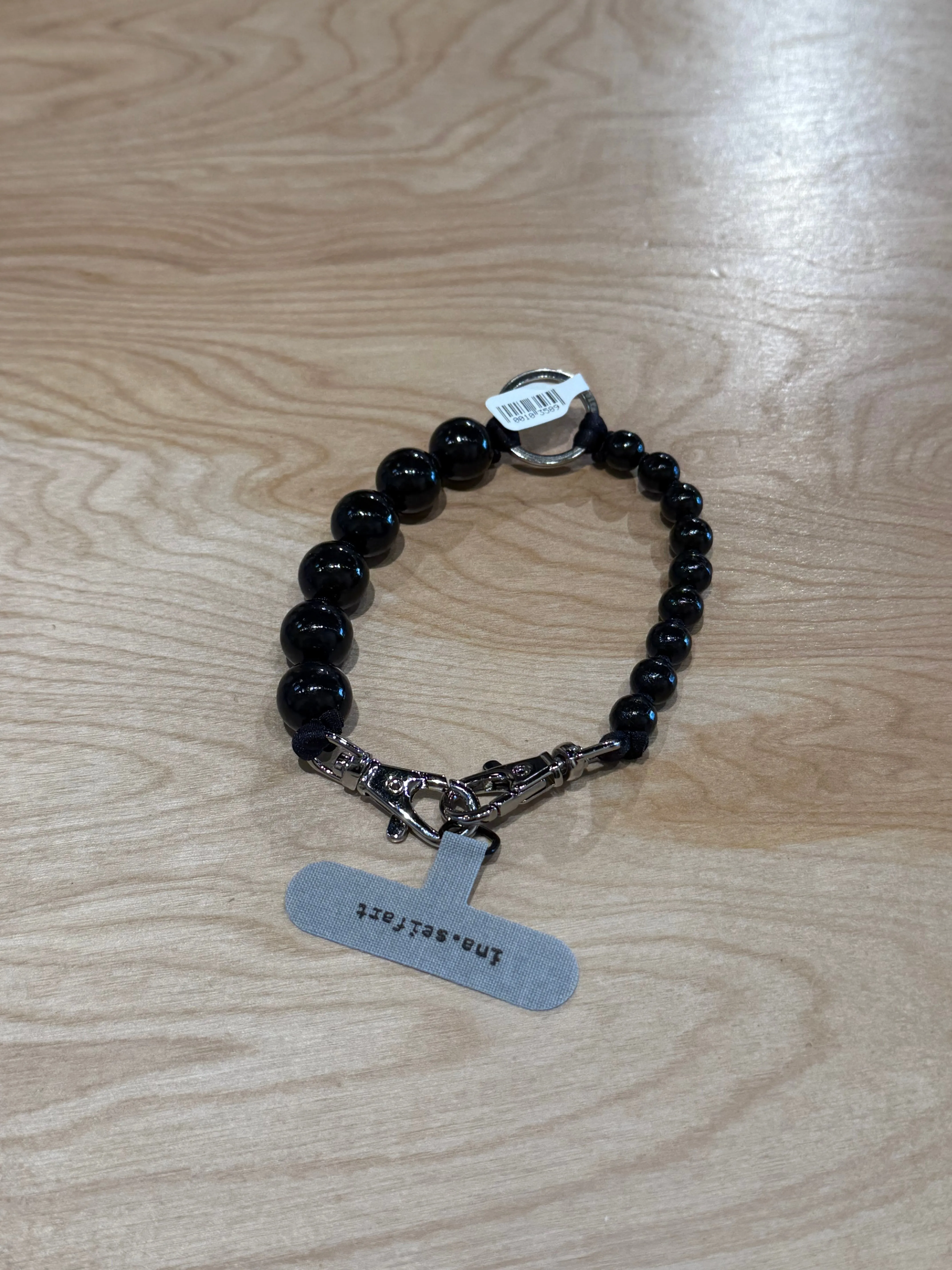 Ina Seifart | Doppel Handykette Phone Holder Short - Black sold by Fort product image thumbnail 2