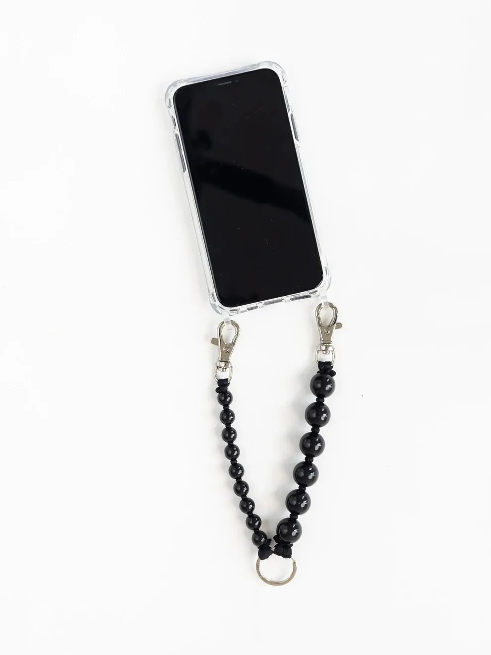 Ina Seifart | Doppel Handykette Phone Holder Short - Black sold by Fort