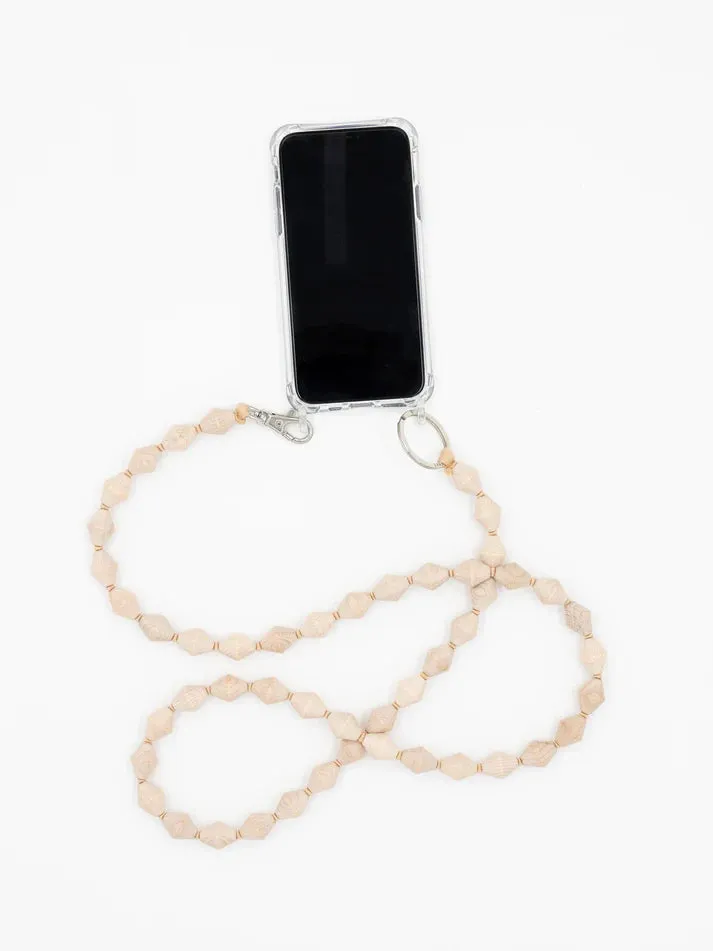 Ina Seifart | Zickzack Handykette - Natural sold by Fort