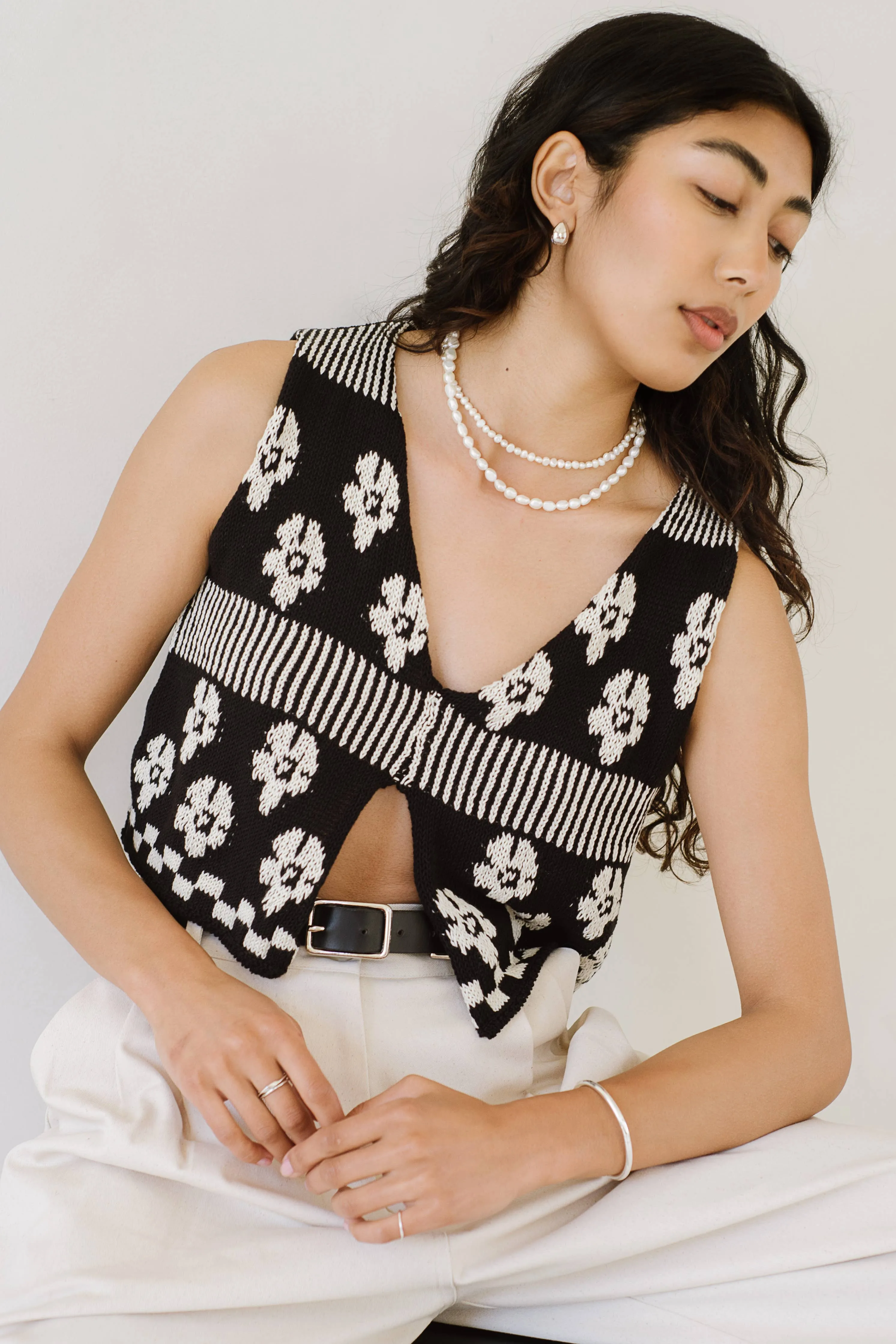 Kara Yoo | Petite Pearl Necklace sold by Fort product image thumbnail 5