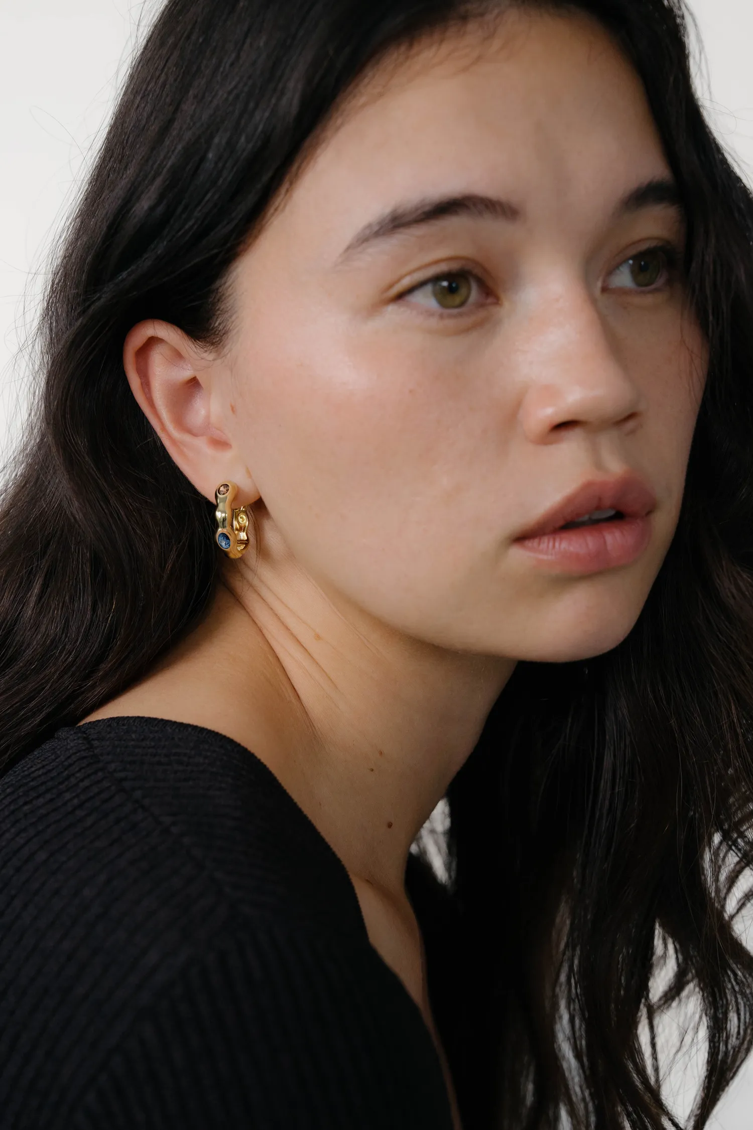 Kara Yoo | Mira Hoops - Gold sold by Fort product image thumbnail 2