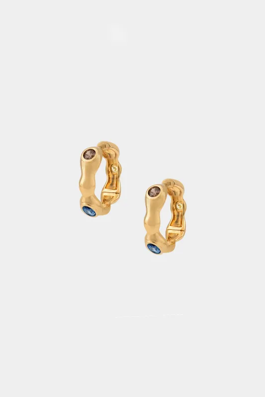 Kara Yoo | Mira Hoops - Gold sold by Fort