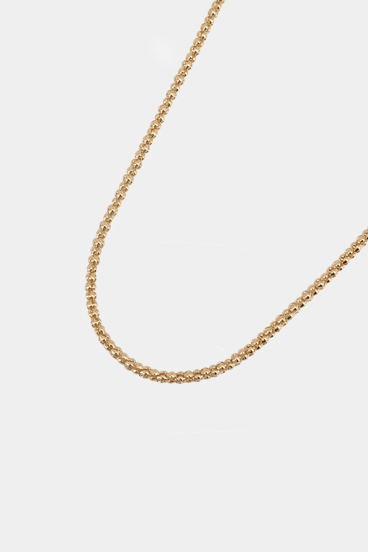 Kara Yoo | Popcorn Chain Necklace - Gold Plated sold by Fort
