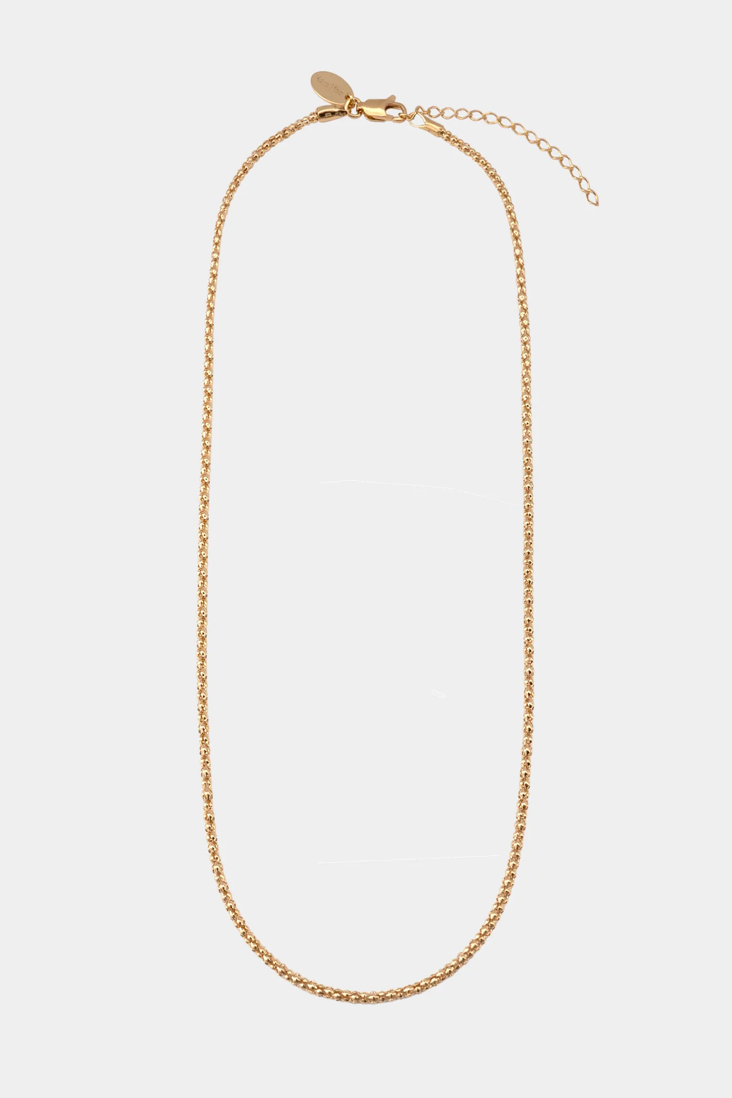 Kara Yoo | Popcorn Chain Necklace - Gold Plated sold by Fort product image thumbnail 2