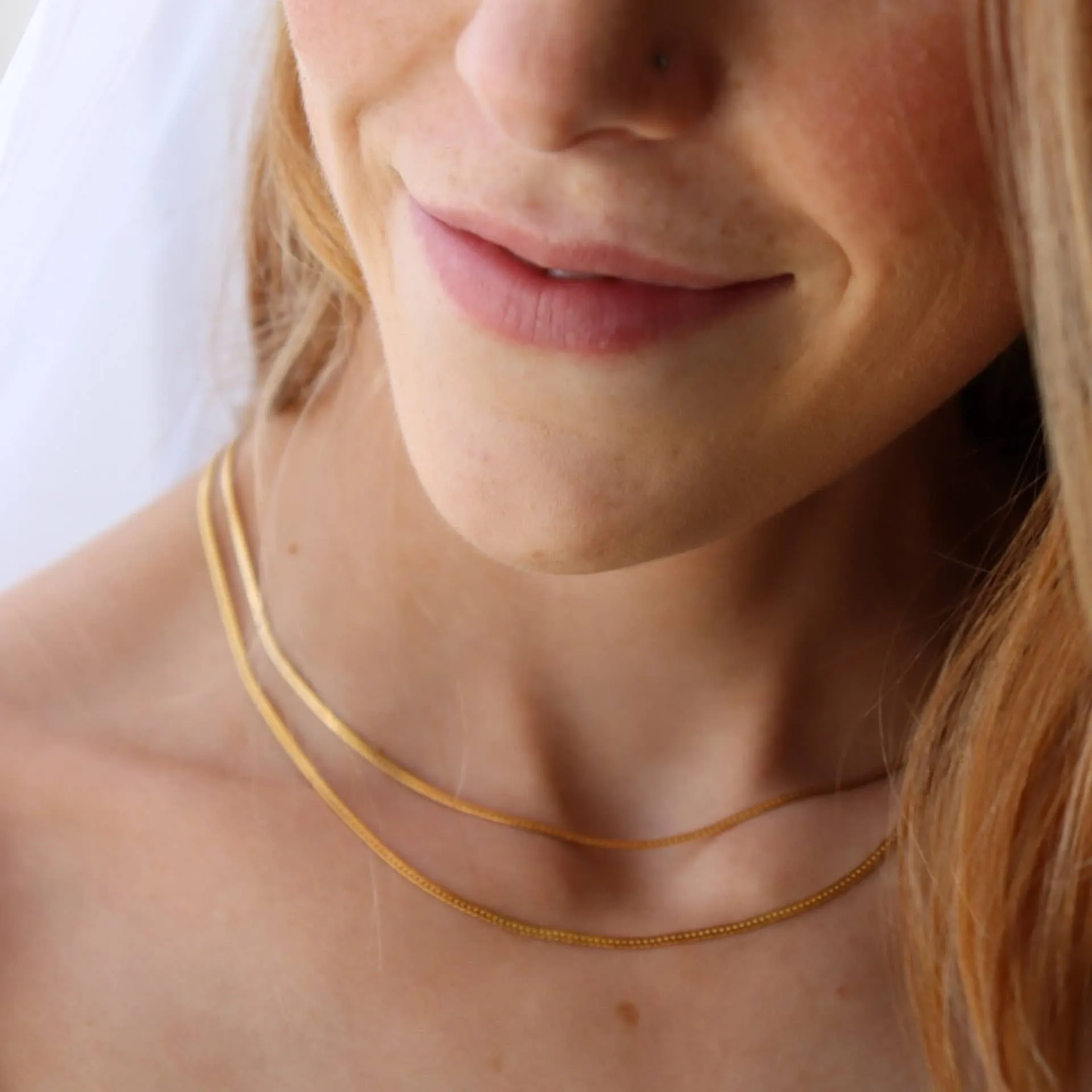 Token Jewelry | Classic Herringbone Chain - 18" sold by Fort