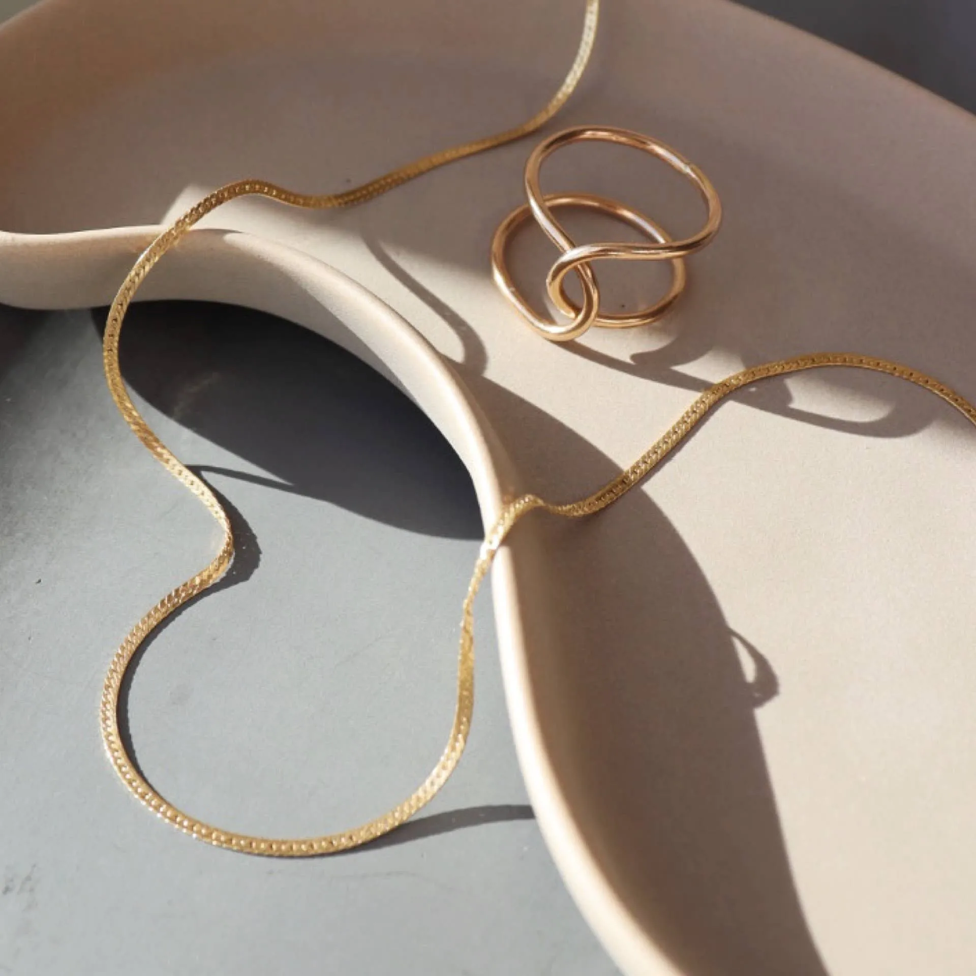 Token Jewelry | Classic Herringbone Chain - 18" sold by Fort product image thumbnail 2